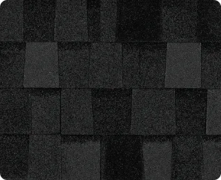 Atlas Briarwood Pro shingle swatch in Blackstone