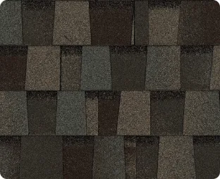 Atlas Briarwood Pro shingle swatch in Majestic