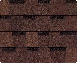 Atlas Castlebrook shingle swatch in Burnt Sienna