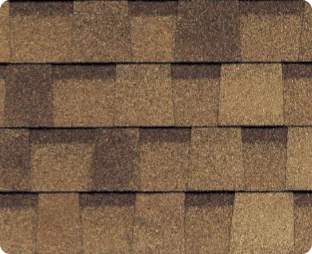 Atlas Castlebrook shingle swatch in Desert Shake