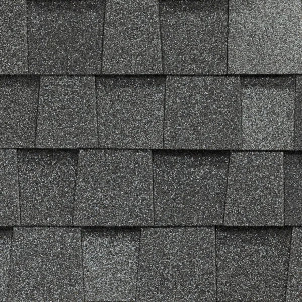 Atlas Pinnacle Impact shingle swatch in Pewter