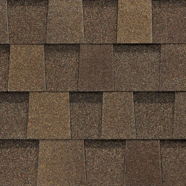 Atlas Pinnacle Impact shingle swatch in Rustic Highland
