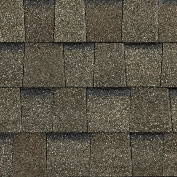 Atlas Pinnacle Impact shingle swatch in Weathered Wood