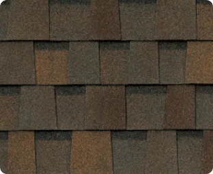 Atlas Pinnacle Pristine shingle swatch in Copper Canyon