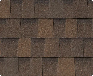 Atlas Pinnacle Pristine shingle swatch in Heatherblend