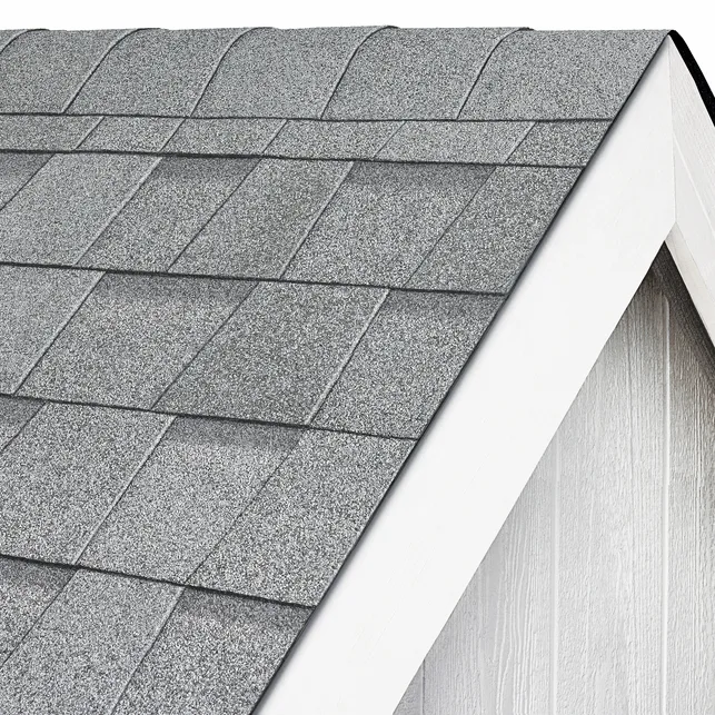 Cool Oyster 2.0 Atlas Pinnacle Sun shingles on a sample roof