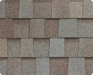 Atlas StormMaster Shake shingle swatch in Aspen Grove