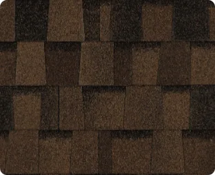 Atlas StormMaster Shake shingle swatch in Chestnut