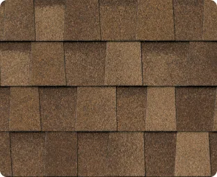 Atlas StormMaster Shake shingle swatch in Morning Harvest