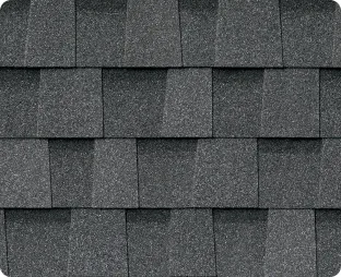 Atlas StormMaster Shake shingle swatch in Pewter