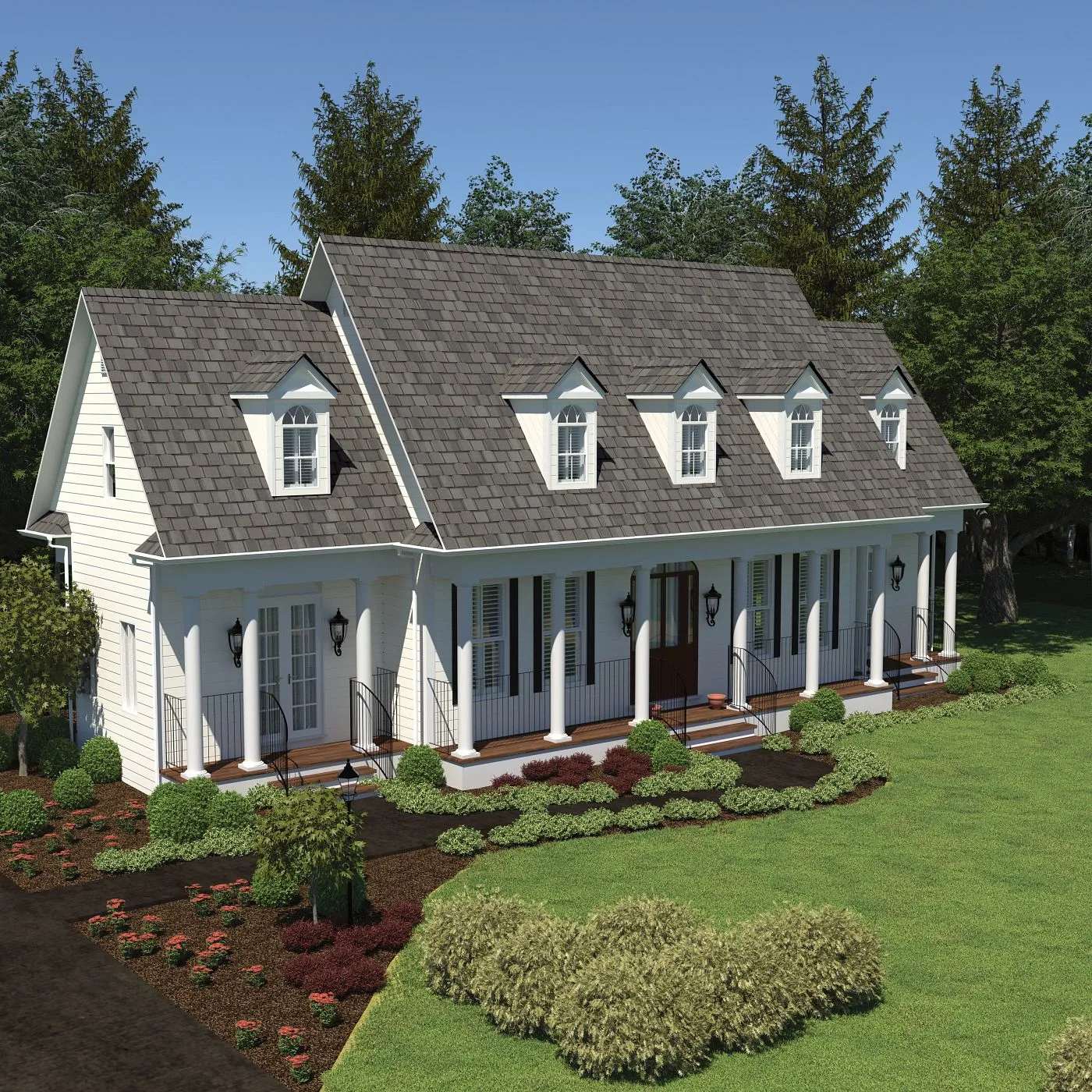 Colonial Slate CertainTeed Belmont shingles on a home