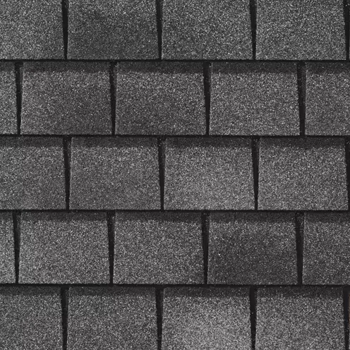 GAF Slateline shingle swatch in English Gray