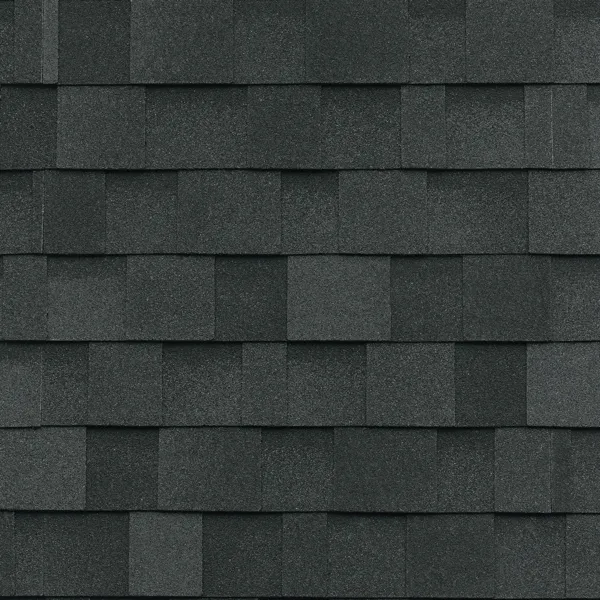 IKO Cambridge shingle swatch in Dual Black