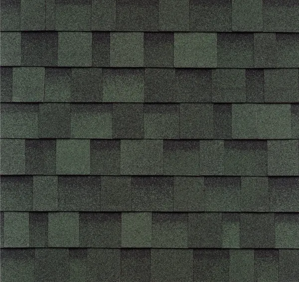 IKO Dynasty shingle swatch in Emerald Green