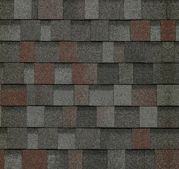 IKO Dynasty shingle swatch in Sentinel Slate