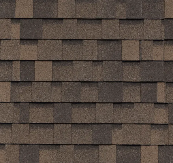IKO Dynasty shingle swatch in Shadow Brown