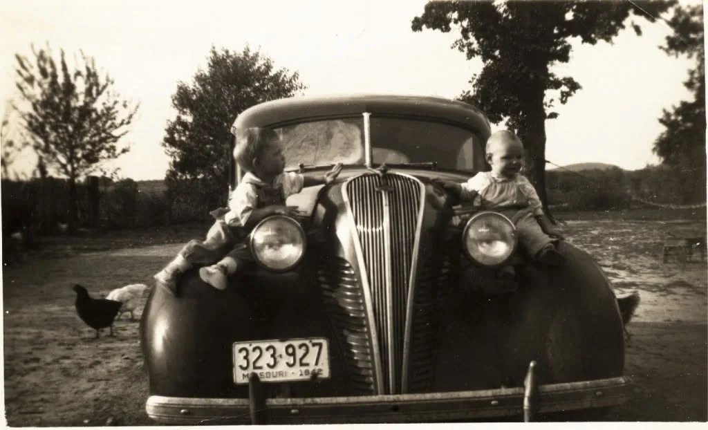 Vintage family photo from the early days of the Beal family business