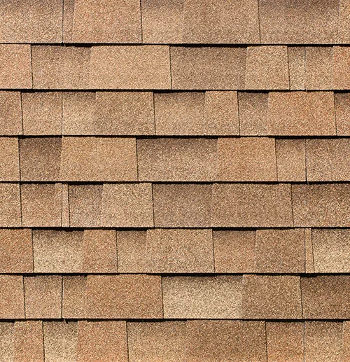 Malarkey Legacy Scotchgard shingle swatch in Sienna Blend