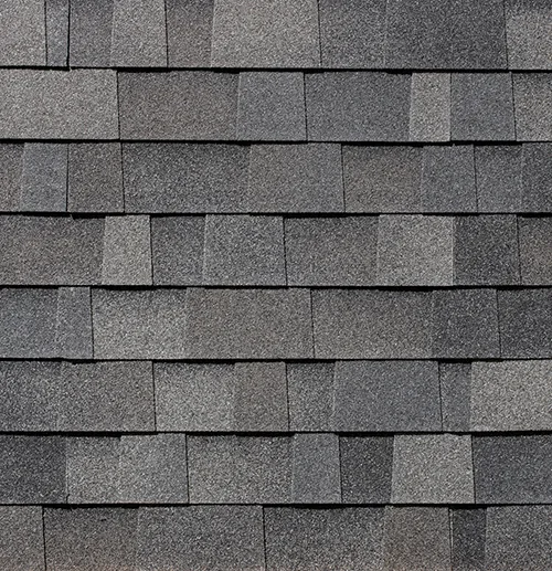 Malarkey Legacy Scotchgard shingle swatch in Storm Grey