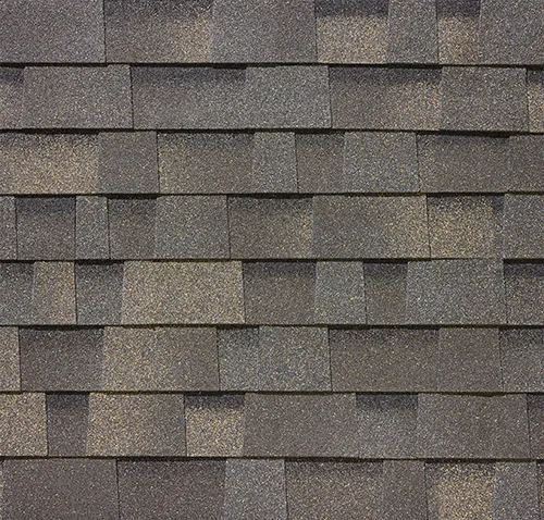 Malarkey Legacy Scotchgard shingle swatch in Weathered Wood Plus