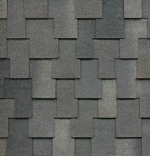 Malarkey Windsor Scotchgard shingle swatch in Storm Grey