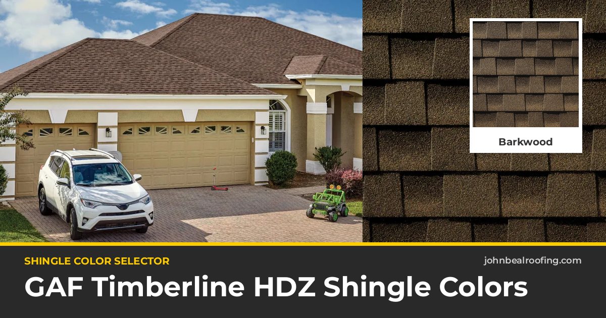 GAF Timberline HDZ Shingle Colors | John Beal Roofing