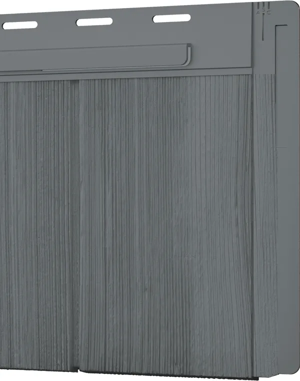 Harbor Mill siding in Myst Gray — close-up detail, John Beal Roofing siding colors
