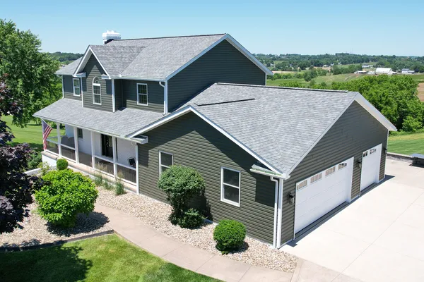 HeartTech siding in Pine — home exterior