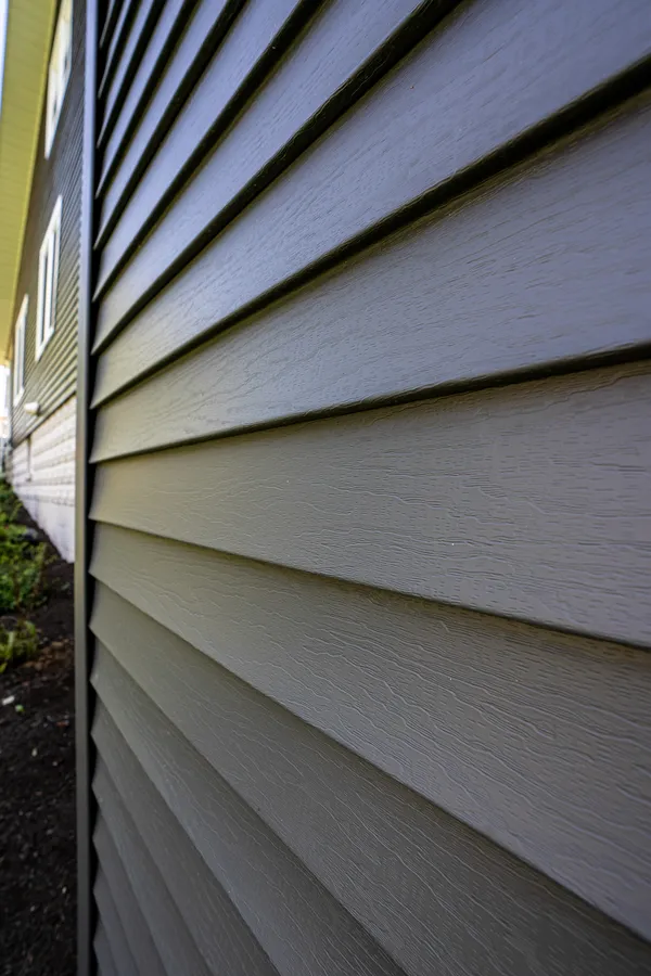 HeartTech siding in Nightfall — home exterior