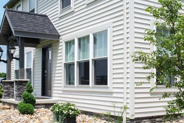HeartTech siding in White — home exterior
