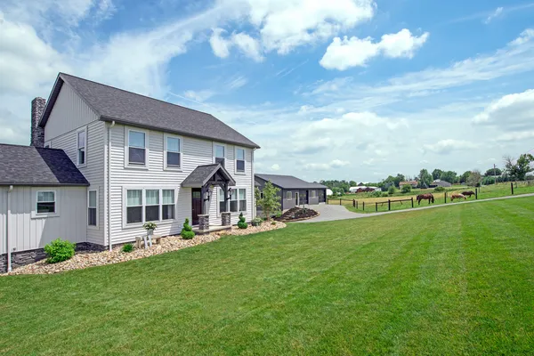 HeartTech siding in White — home exterior
