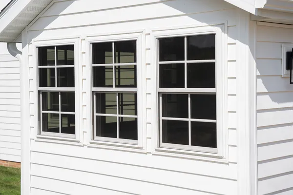 CedarMAX siding in White — home exterior