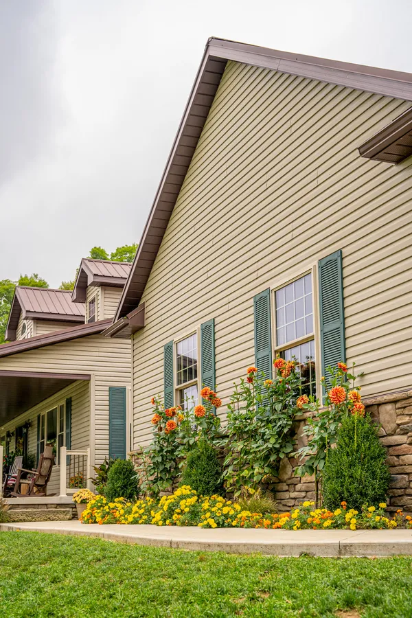HeartTech siding in Clay — home exterior
