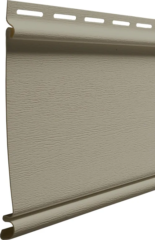 Traditional siding in Clay — close-up detail, John Beal Roofing siding colors