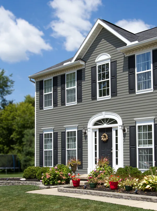Willowbrook siding in Granite — home exterior