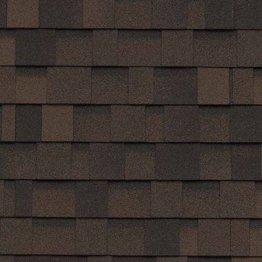IKO IKO Dynasty Shadow Brown shingle color swatch