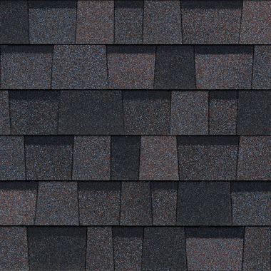 Owens Corning OC Duration Midnight Plum shingle color swatch