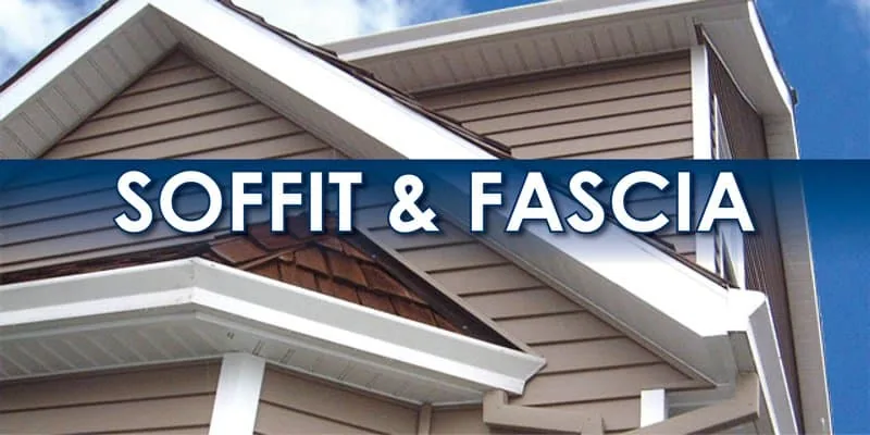 Soffit and fascia installation services banner — John Beal Roofing gutter installation in Independence, MO
