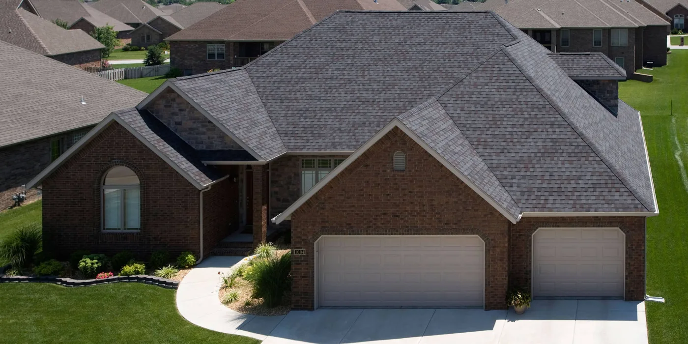 Black Walnut TAMKO shingles on a home